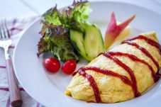 Resep Omurice Keju Sayuran...