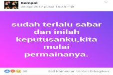 Dari Status Akun Medsos,...