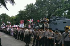 Sidang Vonis Ahok, Polisi...
