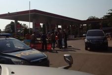 Aksi Perampokan di SPBU...