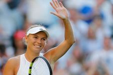 Caroline Wozniacki Melaju...
