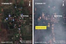 Pembakaran Desa Rohingya...