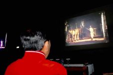 President Jokowi Watching...