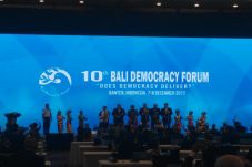 Menlu Retno pada Delegasi...