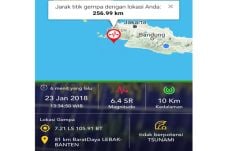 Gempa Tektonik di Banten...