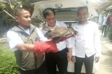 Warga Serang Serahkan...