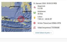 Gempa 5,2 SR Guncang...