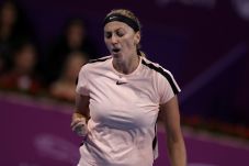 Kvitova Mencoba untuk...