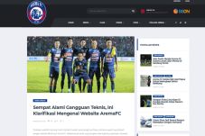 Laman Arema FC Diretas,...