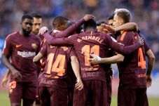 Barcelona Rayakan Juara...