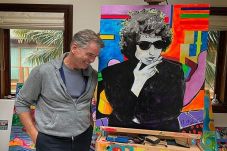 Lukisan Bob Dylan Karya...