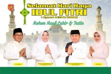 Lebaran, Bupati Kobar...