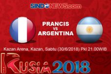 Susunan Pemain Prancis...