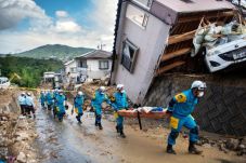 Korban Banjir Jepang...