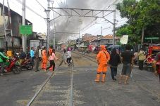 Kebakaran di Menteng...