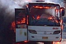 Bus Air Asia Terbakar...