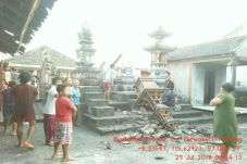 Gempa Lombok, Satu Pura...