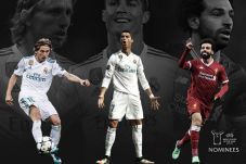 Ronaldo,Modric, Salah,...