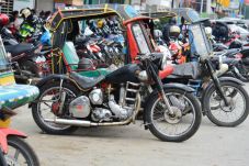 Becak Siantar, Motor...