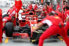 Pembalap Ferrari Sebastian...