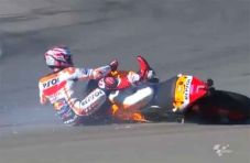 Marquez Terlibat Kecelakaan...