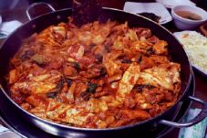 Cheese Dakgalbi, Makanan...