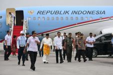 Tiba di Sumut Presiden...