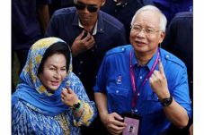 Mantan PM Malaysia Najib...