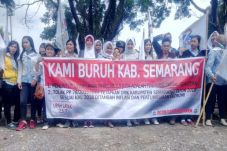 Buruh di Kabupaten Semarang...
