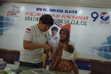 Caleg Perindo Beri Pendampingi...