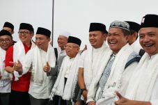 Sambut Maruf Amin di...