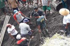 Tertimpa Tebing Longsor,...