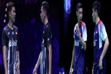 Fajar/Rian vs Wahyu/Ade,...