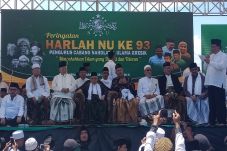 Hadiri Harlah NU, Maruf...
