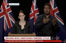 PM Jacinda Ardern, dari...