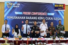 Bea Cukai Sidoarjo Musnahkan...