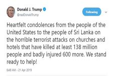 Trump Sebut Korban Bom...