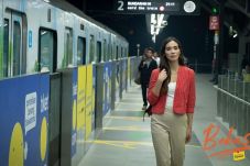 Syuting di Stasiun MRT,...