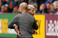 Pep Guardiola dan Aguero...