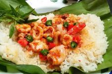 Nasi Bakar Cumi Dower,...