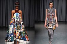 Taburan Motif Geometris...