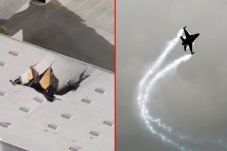 Jet Tempur F-16 AS Tabrak...