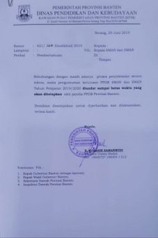 Pengumuman Hasil PPDB...