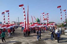 Ribuan Merah Putih Berkibar...