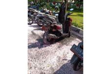 Motor Meledak di Parkiran...
