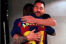 Pelukan Hangat Messi...
