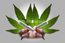 Isap Ganja di Restoran...