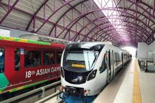 LRT Palembang Uji Coba...