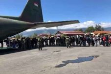 Pengungsi di Wamena...