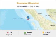 Gempa Bumi 6,4 Magnitudo...